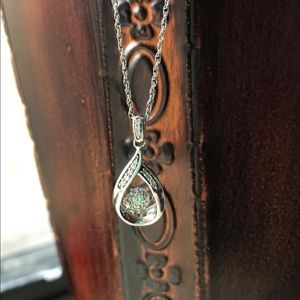 Silver Diamond Pendant